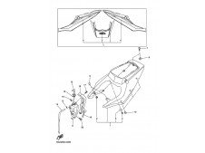 Embellecedor deposito anticongelante Yamaha R6 600 cc 2005 - 2005