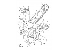 Embellecedor chasis izquierdo Yamaha R6 600 cc 2005 - 2005