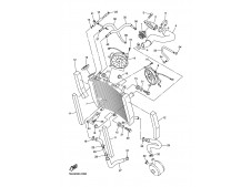 Electroventilador derecho Yamaha R6 600 cc 2005 - 2005