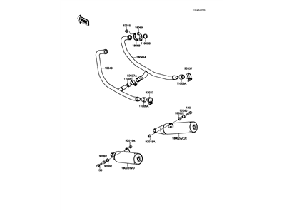 Silencioso izquierdo