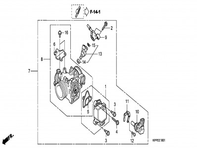 Bateria inyectores Honda Cbr r 125 2008-2009