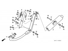 Silencioso Honda Cbr r 125 2008-2009