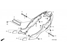 Cacha izquierda Honda Cbr r 125 2008-2009