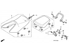 Asiento piloto Honda Cbr r 125 2008-2009