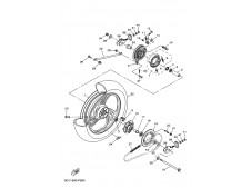 Porta coronas Yamaha Ybr 250 2007 - 2012