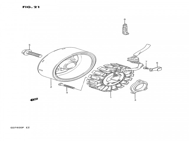 Bobina encendido Suzuki Bandit 400 1991-1993
