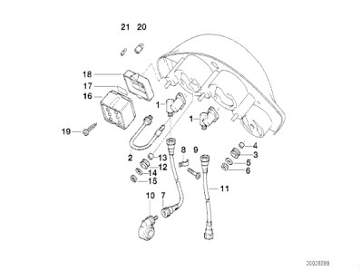 Cable cuenta vueltas Bmw f65 650 cc 1994 - 1996