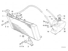 Deposito anticongelante Bmw f65 650 cc 1994 - 1996