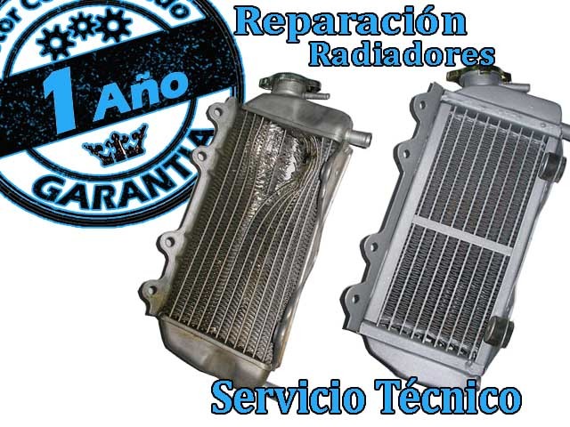 Reparacion radiador agua