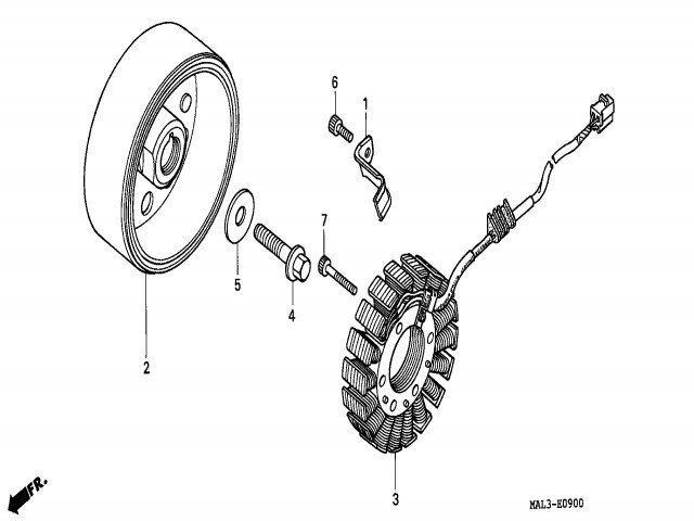 Bobina encendido Honda Cbr 600 1997 - 1998
