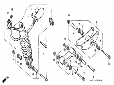 Bieletas Honda Cbr 600 1997 - 1998