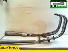 Escape completo original homologado turismo gpz 400 cc. 1986-1989