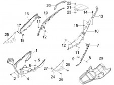 Aleta pase rueda superior Gilera Nexus 300 2008-2012