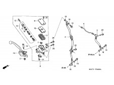 Latiguillo freno delantero Honda Cbr 1100 xx 1997 - 1998