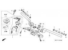 Tija superior Honda Cbr 1100 xx 1997 - 1998