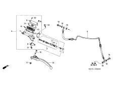 Maneta embrague Honda Cbr 1100 xx 1997 - 1998