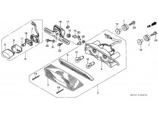 Piloto trasero Honda Cbr 1100 xx 1997 - 1998