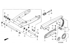 Tensor basculante Honda vt 750 DC SPIRIT shadow 2001 - 2005
