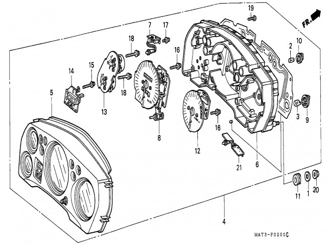 Relojes completos Honda Cbr 1100 xx 1997 - 1998