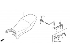Mecanismo de asiento Honda Cbr 1100 xx 1997 - 1998
