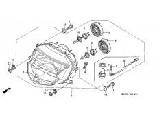 Faro Honda Cbr 1100 xx 1997 - 1998