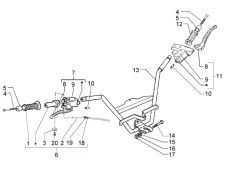 Manillar Piaggio X9 125 evo 125 2003-2007