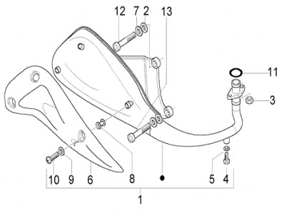 Escape Piaggio Fly 125 2005-2012