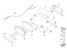 Intermitente delantero derecho Bmw F800 st 800 cc 2006 - 2008
