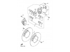 Pinza freno delantera izquierda Yamaha R6 600 cc 2001 - 2002