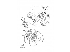 Pinza freno delantera izquierda Yamaha Tdm 850 1991-1995