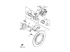 Soporte pinza freno trasera Yamaha Tdm 850 1991-1995