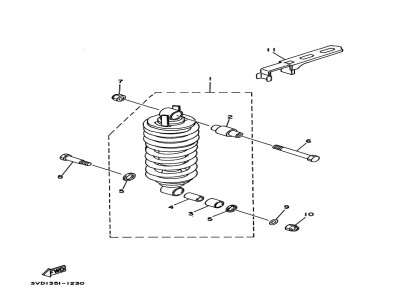 Amortiguador Yamaha Tdm 850 1991-1995