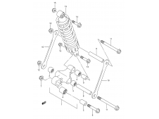 Bieletas bajas SUZUKI GS E 500 1989-2001  moto