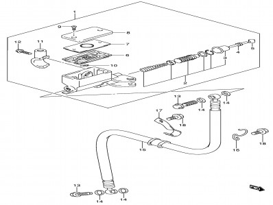 Bomba embrague Suzuki V strom 1000 2002-2006