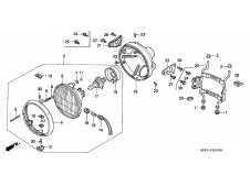 Faro completo Honda Revere 650 1988-1993