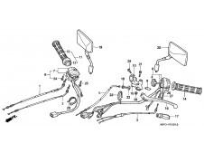 Cable aire Honda Revere 650 1988-1993