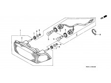 Piloto trasero Honda Revere 650 1988-1993
