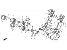 Cigueñal Honda Vfr 750 1990-1993