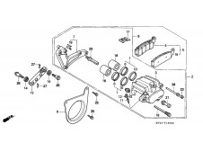 Tirante freno trasero Honda Vfr 750 1990-1993