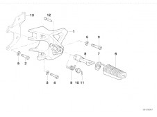 Estribera delantera derecha Bmw R850 r 2000 - 2014