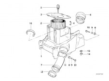 Caja filtro aire Bmw R850 r 2000 - 2014