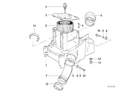 Caja filtro aire Bmw R850 r 2000 - 2014