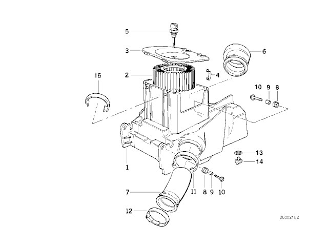 Caja filtro aire Bmw R850 r 2000 - 2014