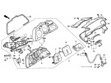 Reloj de hora Honda Vfr 750 1990-1993