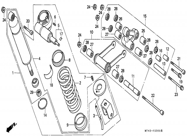 Bieletas Honda Vfr 750 1990-1993