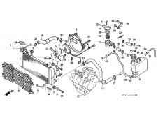 Deposito anticongelante Honda Vfr 750 1990-1993