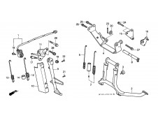 Interruptor pata de cabra Honda Vfr 750 1990-1993
