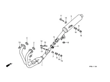 Colectores Honda cb 500 1993 - 1997
