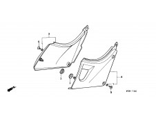 Cacha izquierda  Honda Cb 500 1998-2004