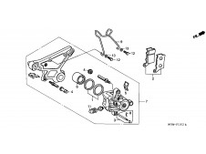 Pinza freno trasera Honda Cb 500 1998-2004